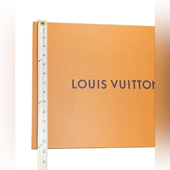 Authentic Louis Vuitton Gift/Storage Box Magnetic Closure in Imperial Saffron - Picture 16 of 16
